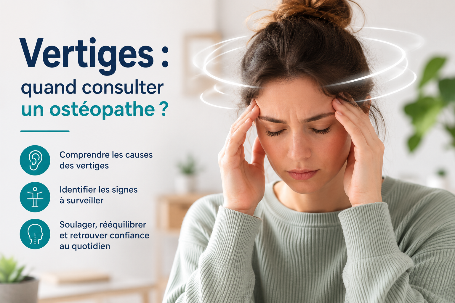 Vertiges : quand consulter un ostéopathe à Notre-Dame-de-Riez ?